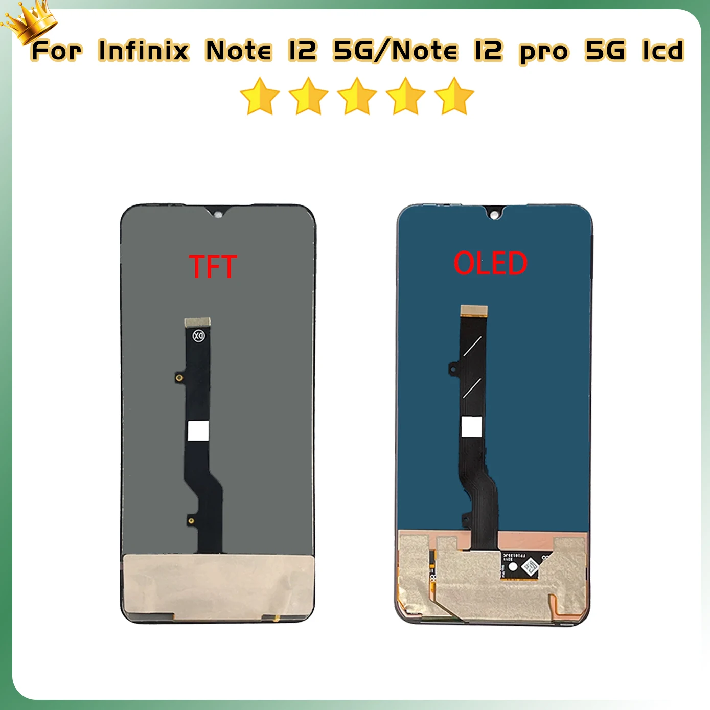 High quality LCD For infinix Note 12 5G /Note 12 pro 5G LCD Display For infinix X671 X671B Display Screen Touch Panel Digitizer