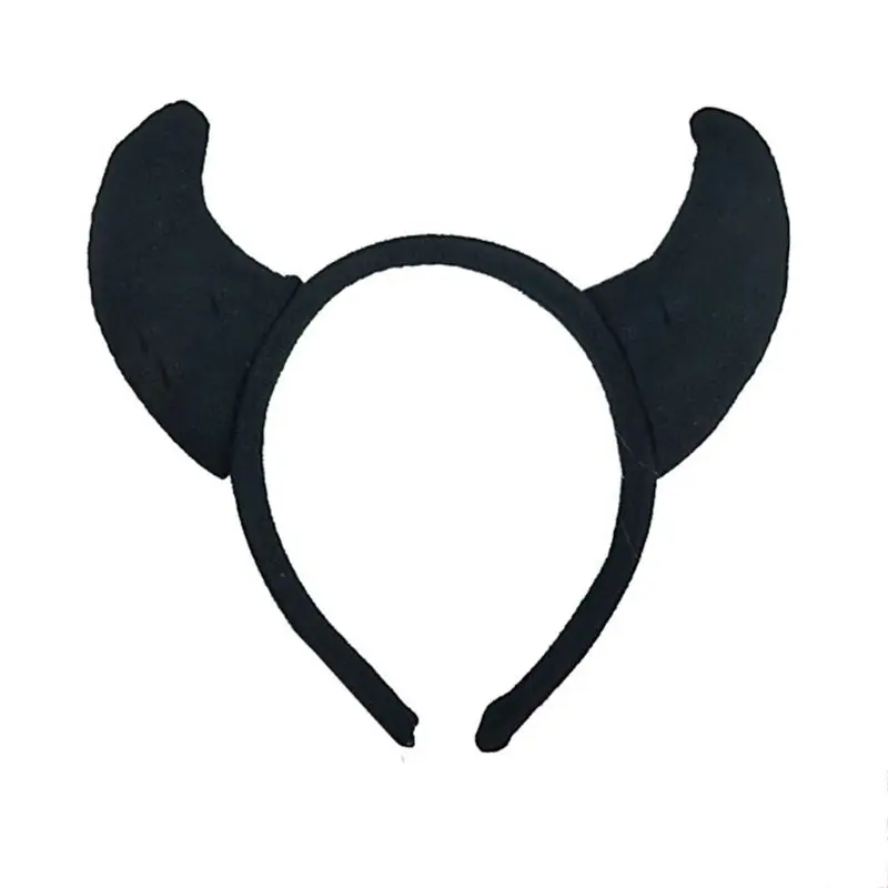 ตลกปีศาจหู Horns หูเด็ก Headbands ฮาโลวีน Party ผู้ใหญ่ตกแต่ง Props Q5WE