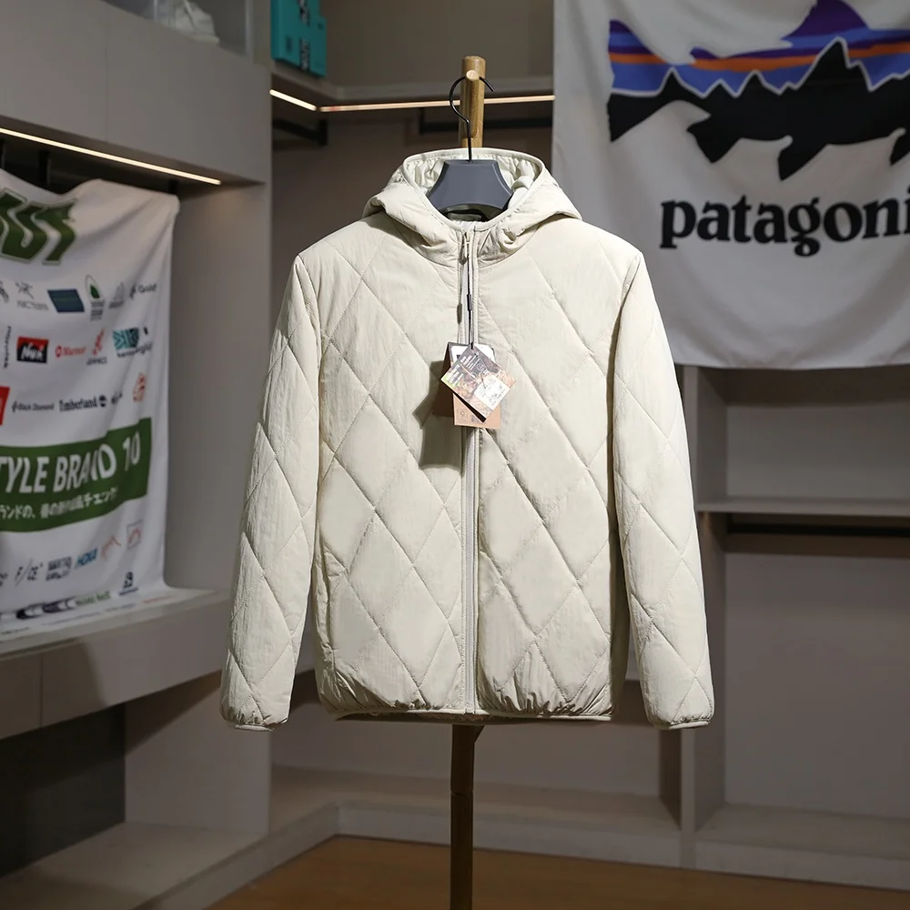 Теплая пушистая шелковая хлопковая стеганая куртка Du для мужчин и женщин, уличная ветрозащитная осенне-зимняя мода Ci Sle Long Sve...