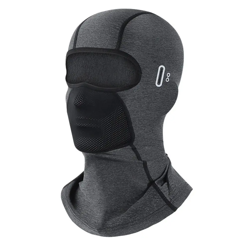 

Ice Silk Headgear Face Hood Full Face Cap Bandana Windproof Cycling Balaclava Breathable With Eyeglass Holes Cooling Neck Summer