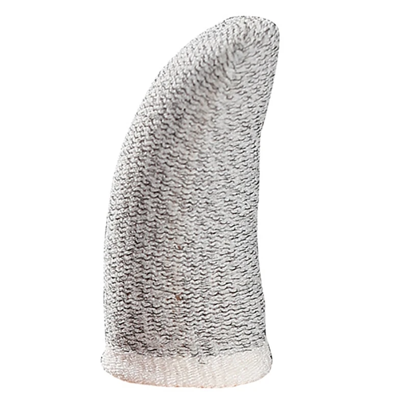 A57G-18-Pin أكمام أصابع من ألياف الكربون لألعاب PUBG المحمولة شاشة اتصال أكمام أصابع بيضاء (12 قطعة)