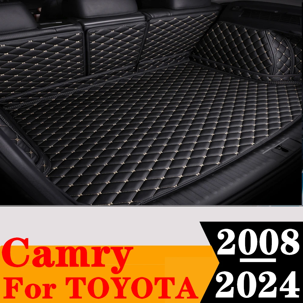 

Полный комплект автомобильного коврика в багажник для TOYOTA Camry 2024 23 2022 2021 20 2019-2008, задний багажник, хвостовой лоток багажника, коврик для багажника
