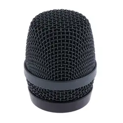 1pcs Replacement Microphone Grille Ball Head Stainless Steel Mesh Microphone Grill Head for Microphone Replacement Parts