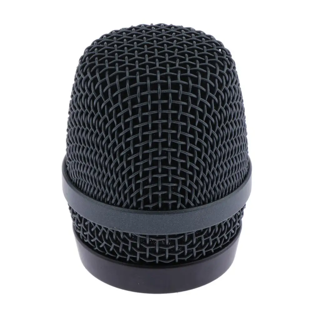 1pcs Replacement Microphone Grille Ball Head Stainless Steel Mesh Microphone Grill Head for Microphone Replacement Parts