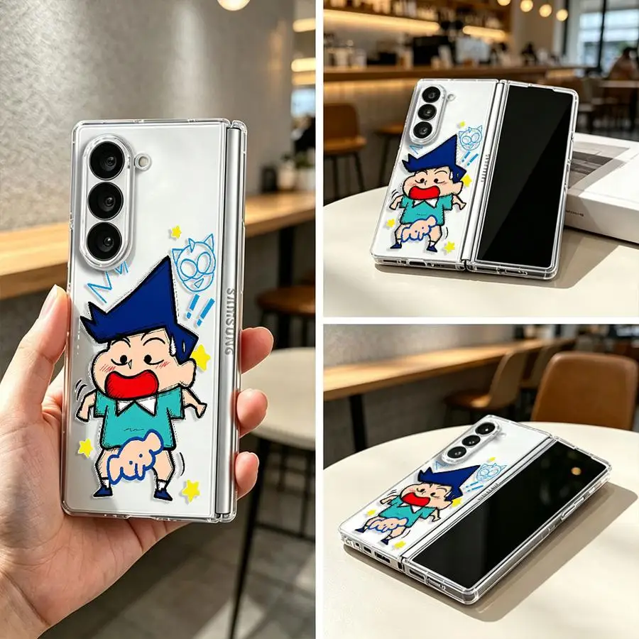 Cute Kazama Back Phone Cover Case for Samsung Galaxy Z Fold 8 Ultra Z Fold 7 6 5 4 3 ZFold3 ZFold4 ZFold7 ZFold6 ZFold5