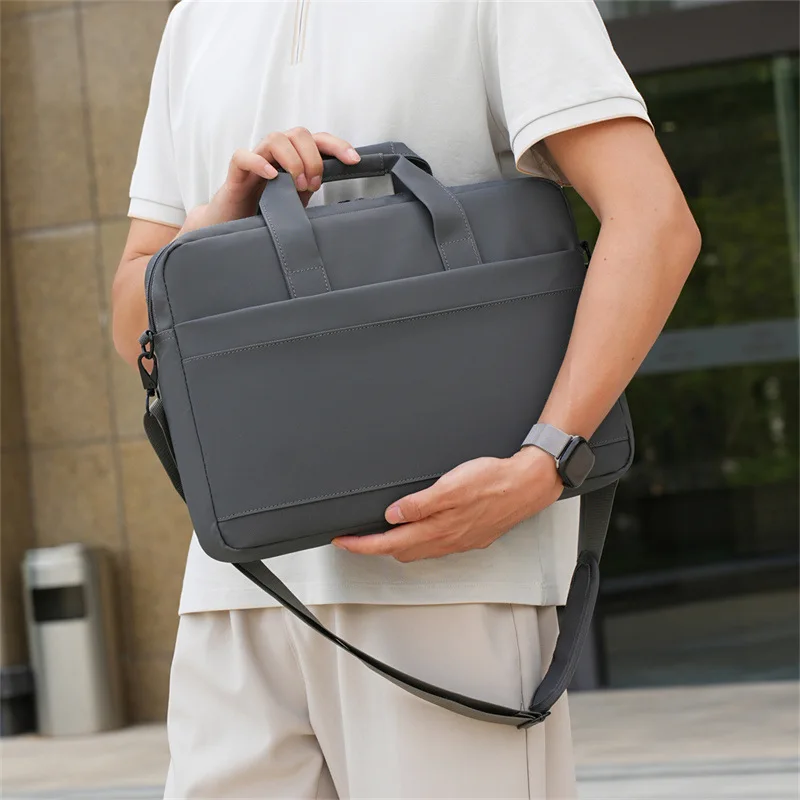 حقيبة تخزين كمبيوتر متعددة الطبقات مقاومة للماء من أكسفورد للأعمال والترفيه وخفيفة الوزن ومقاومة للاهتراء ووسادة كتف #4