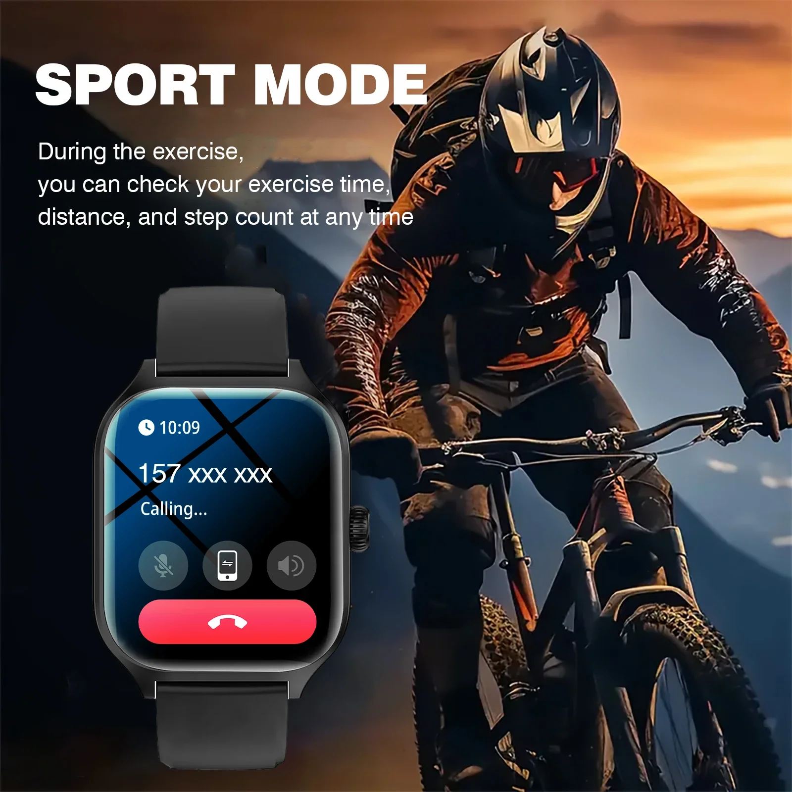 Brand New Smart Watch, Bluetooth Calling, Message Reminder, Remote Photography, Suitable For Iphone And Android Phones