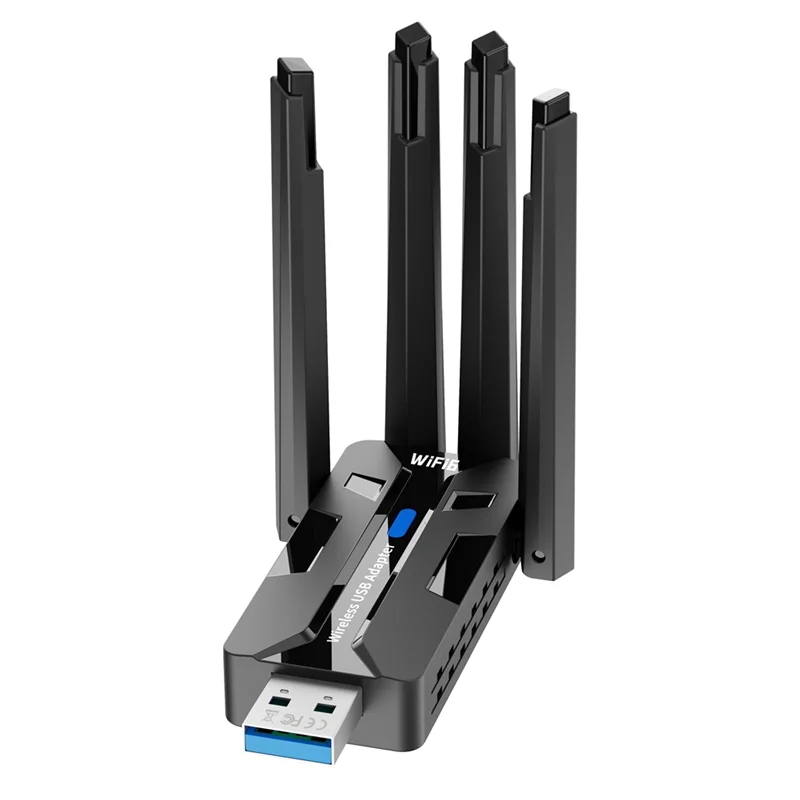 

Exquisite-1800Mbps Wifi6 Network Adapter USB3.0 AX1800 Wireless LAN Receiver Dual Band 2.4Ghz 5Ghz With 4 X Antennas