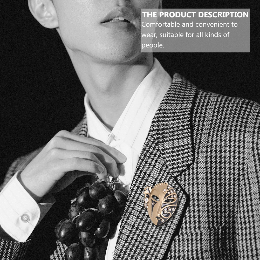 

2pcs Set Brooch Alloy Badge Punk Style Lapel Pin For Western Clothing Decoration Clothes Accessories