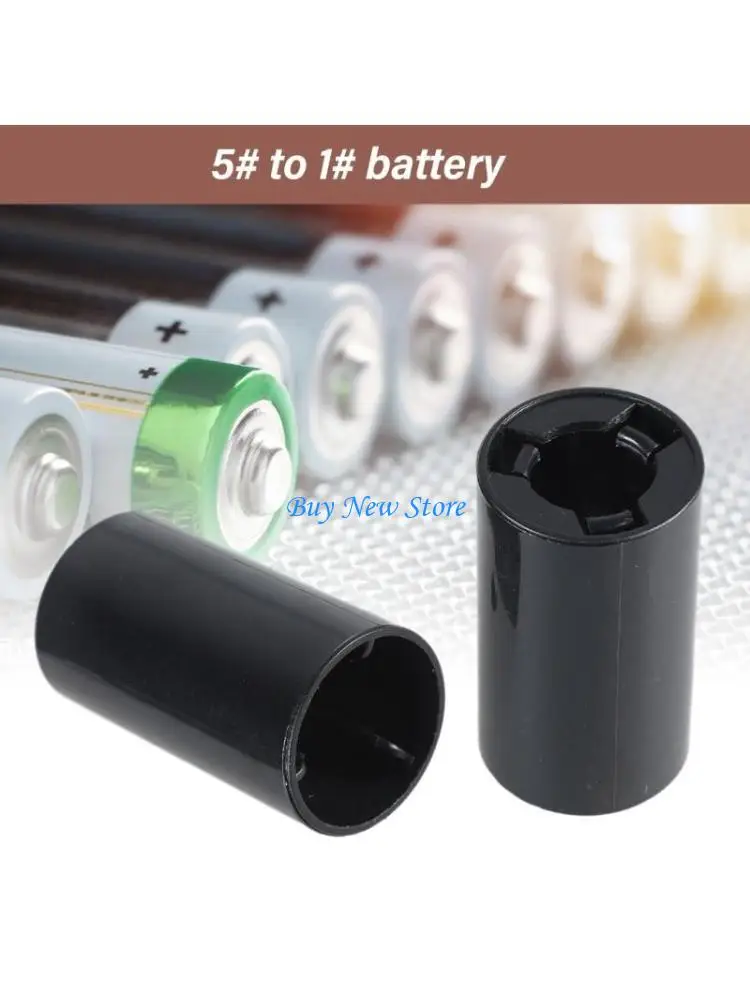 

20CE 5pcs User Friendly AA to C Battery Converter Case Shell for Multiple Devices