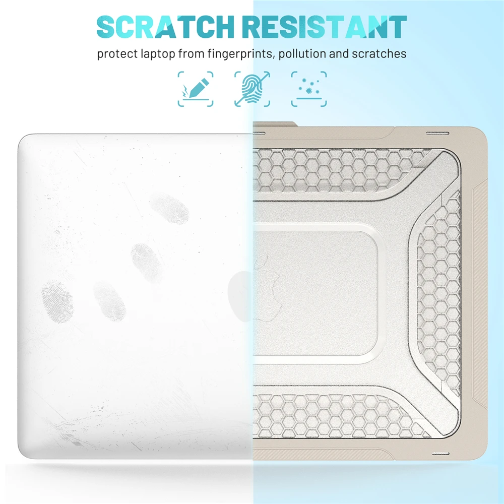 Laptop Case for MacBook Pro 14 2026 M5 Max Case Pro 14.2 Model A3426 Bottom Stand Cover for MacBook Pro 16 M4 M3 M2 A2485 Case