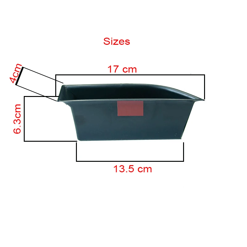 1 pair Front Door Slot Case Storage Box Sundries Holder Tray For Peugeot 3008 5008 GT 2017-2019 Interior Accessories