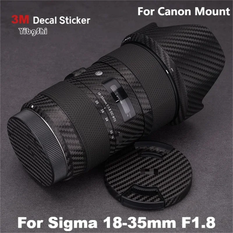 

For Sigma 18-35mm F1.8 DC HSM Art (For Canon Mount) Anti-Scratch Camera Lens Sticker Protective Film Body Protector Skin Cove