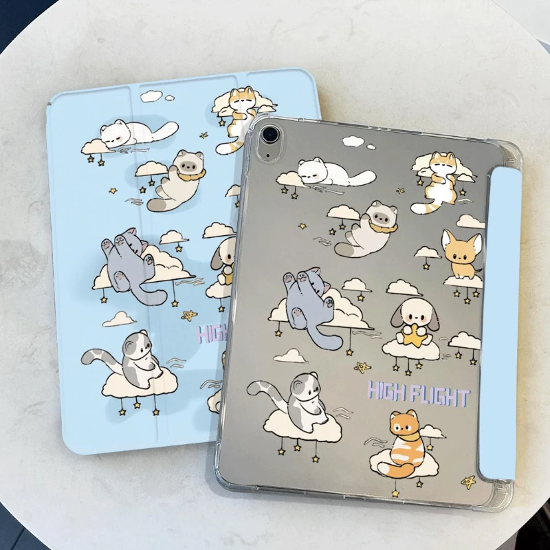 

Чехол для Ipad Air 5-го поколения 10 9 10 2 9th 8th 10th Gen с слотом для карандашей Funda Чехол Ipad 10 9 2022 Pro 11 12.9 10.5 아이패드 케이스