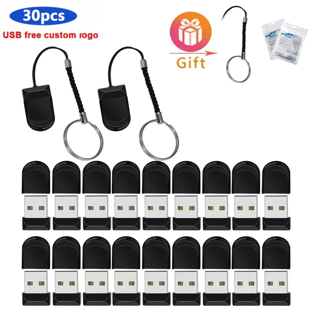 

300 PCS/LOT Mini High-speed High capacity USB Flash Drives 64GB Pen Drive 32GB MINI Memory Stick 16GB Creative Gift U Disk Red