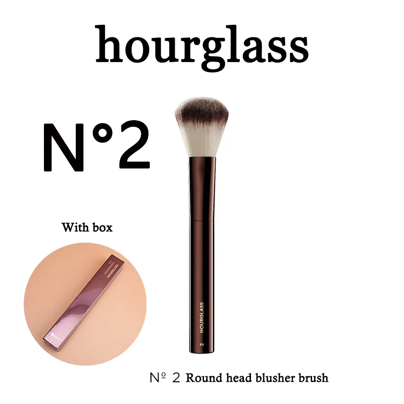 28 Pcs Hourglass Makeup Brushes Set Powder Foundation Contour Blush Brush Eyeshadow Liner Smudge Brush Makeup Tool with Box