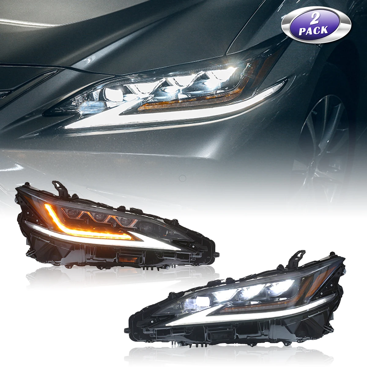 

Car Accessories Full LED Head Lamps Assembly For Lexus ES200 ES260 2018-2023 Upgrade High Configuration Headlights Turn Signal