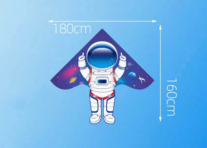 شحن مجاني لرواد الفضاء الطائرات الورقية ألعاب الطيران للأطفال الطائرات الورقية رجل الفضاء الطائرات الورقية خط رائد الفضاء الطائرات الورقية النايلون الطائرات الورقية مصنع الطيران