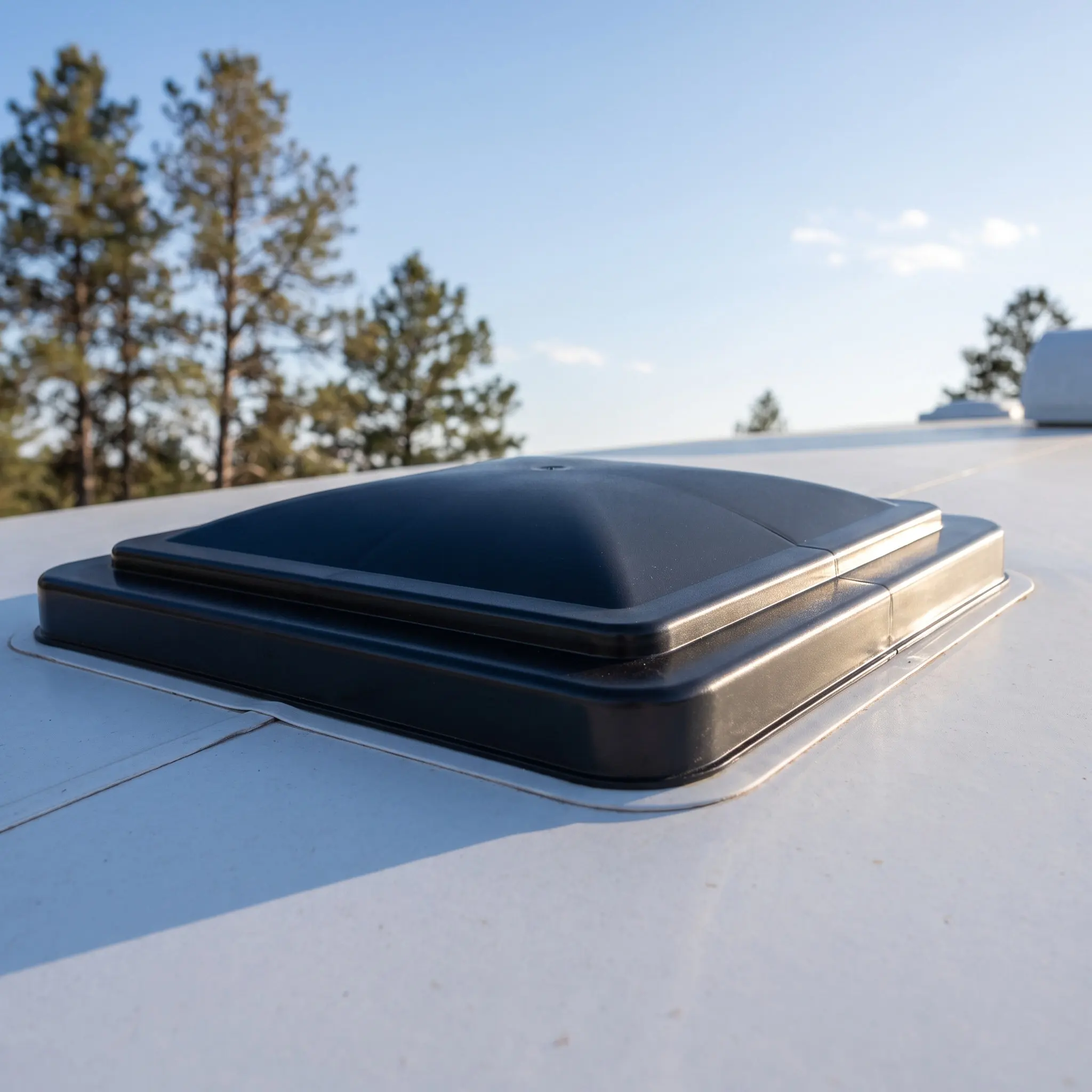 Rv Ventilation Cover Plastic Material Easy Installation Fresh Air Circulation Heat Insulation Rainproof Roof Vent