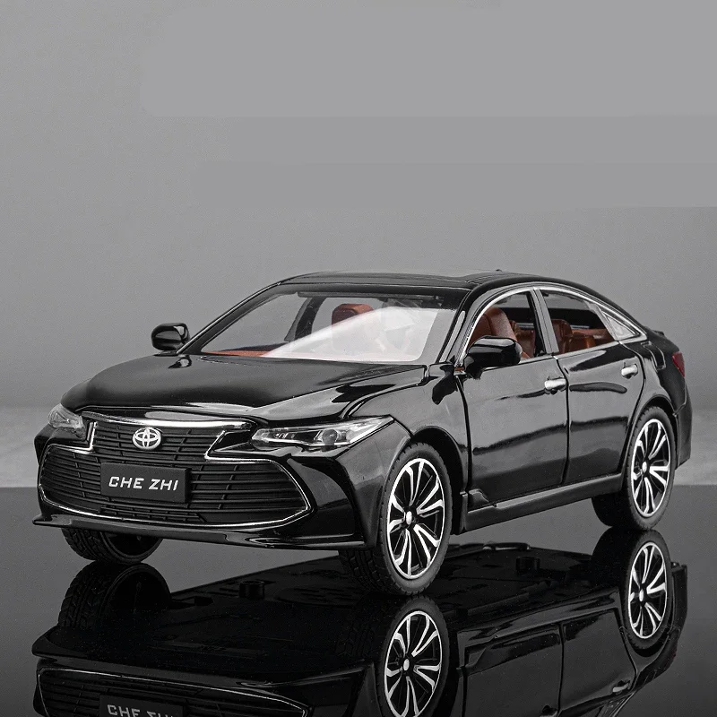 1:24 TOYOTA Avalon Alloy Car Model Diecasts & Toy Vehicles Metal Toy Car Model Simulation Sound and Light Collection Gifts