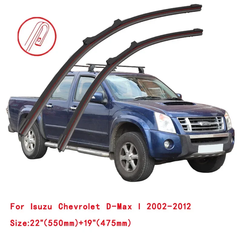 Picture 5: For Isuzu D-Max Chevrolet RA RC RT RG Rodge KB Pick Up 2002-2024 Car Windshield Wiper Blade Front Windscreen Brushes Accessories