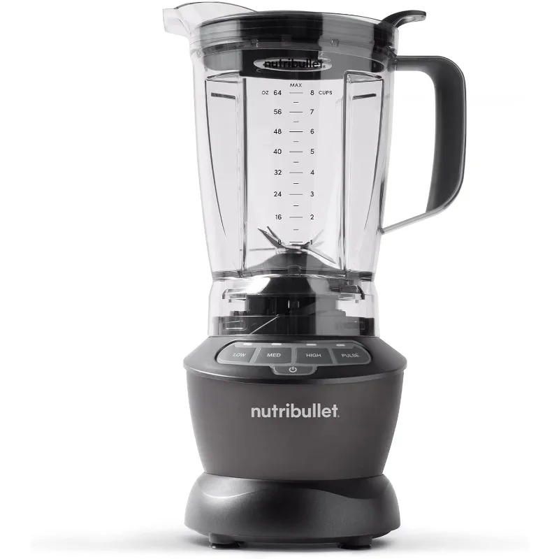 nutribullet Countertop Blender for Shakes, Smoothies, Food Prep, and Frozen Blending, 64 Ounces, 1200 Watt, Dark Gray NBF50400