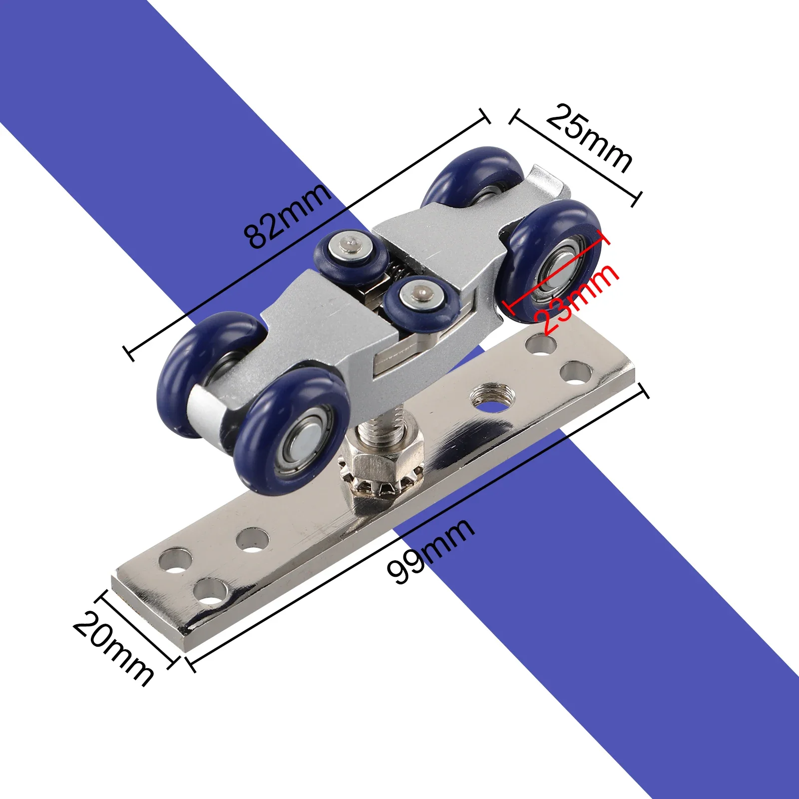 For Smooth Hanging Wheel Hanging Wheel High Quality High-Quality Rail Pulley Smooth Thickened Design With Its Solid Construction