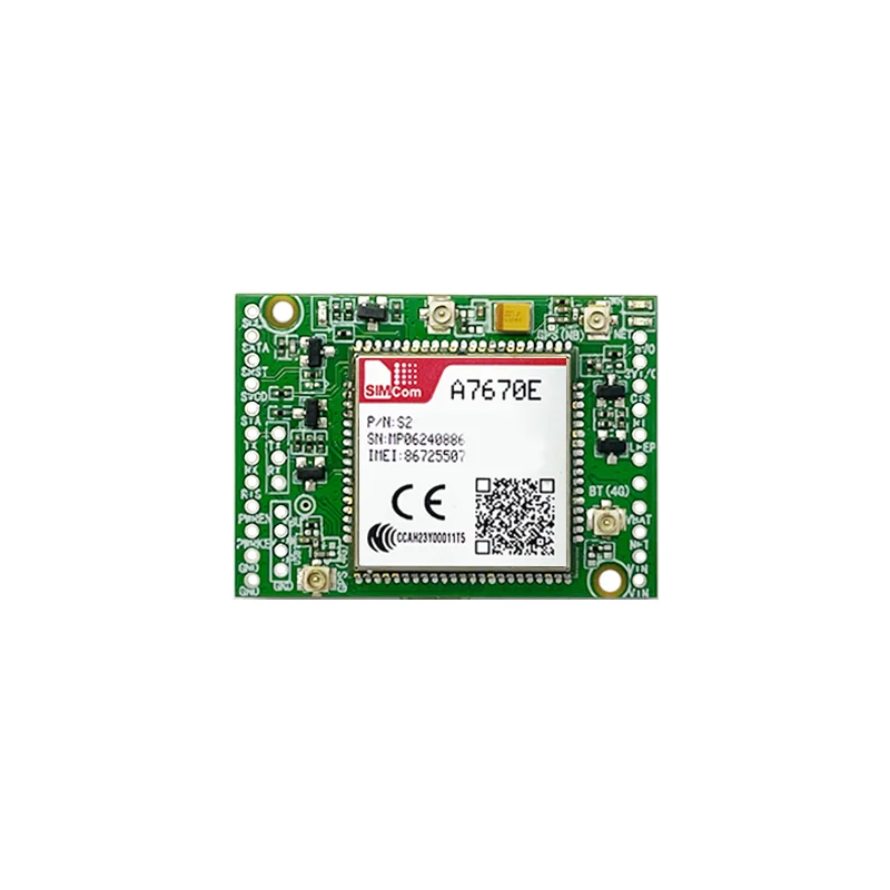 Placa central SIMcom A7670E-FASE CAT1, compatible con datos, GNSS y voz