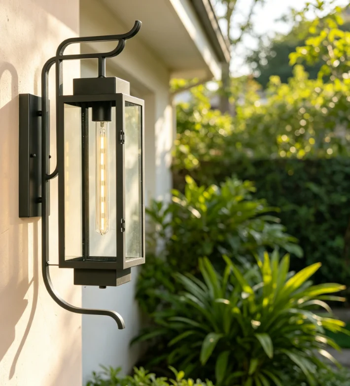 Water Repellent Iron Wall Lamp Retro Creative Courtyard Lamp Living Room Hallway Light Outdoor Waterproof Lighting Fixture