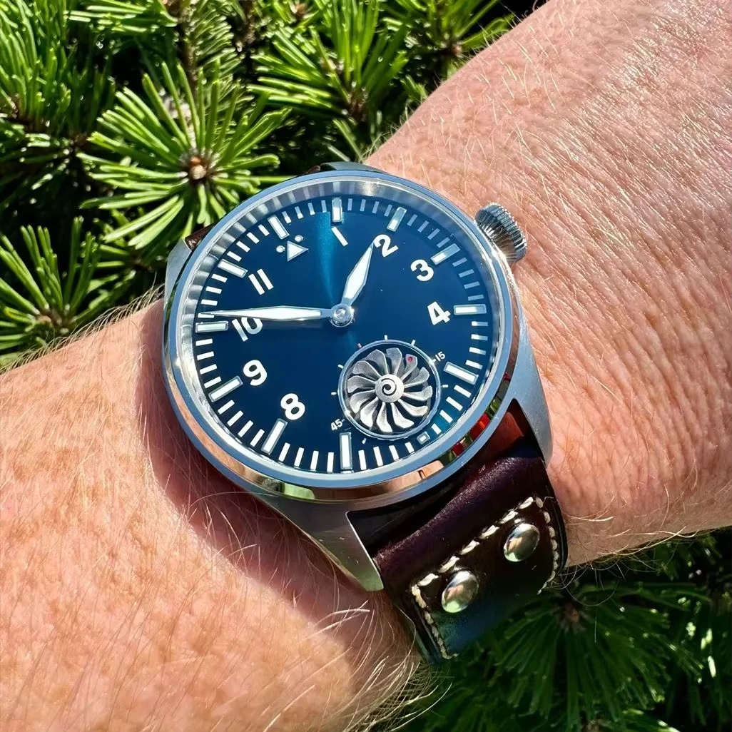 Hruodland 2026 new F016 pilot men's mechanical watch BGW-9