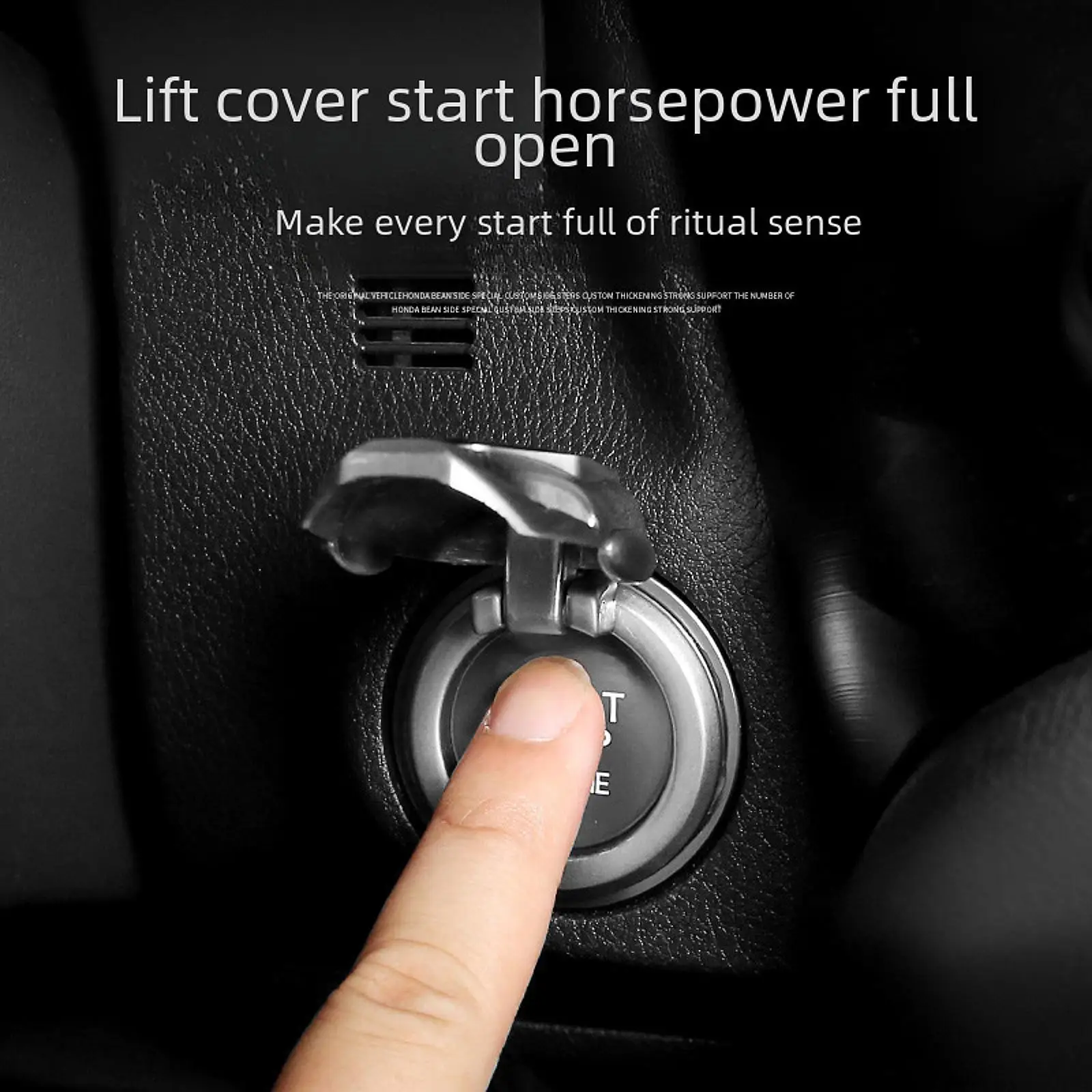 

Metal Car Push to Start Accessories Spare Parts Ignition Ring Trim Cover Zinc Alloy Protection for Vehicle Interior