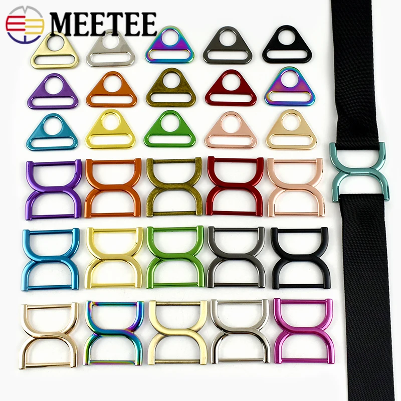 5/10Pcs 25mm Metall Ring Gürtel Schnalle Taschen Strap Gurtband Haken Hund Leine Schlüsselbund Verschluss Handtasche Gürtel schlaufen DIY Nähen Zubehör