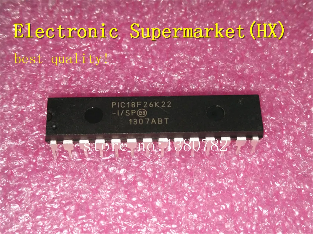 

Free Shipping 10pcs/lots PIC18F26K22-I/SP PIC18F26K22 18F26K22-I/SP DIP-28 New original IC In stock!