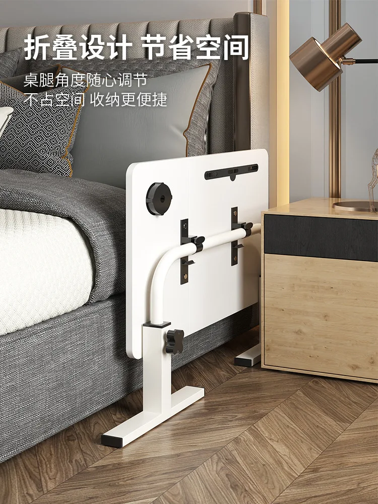 Simple Computer Bed Small Desk Students Home Study Bedroom Lazy Table Adjustable Lifting Desk