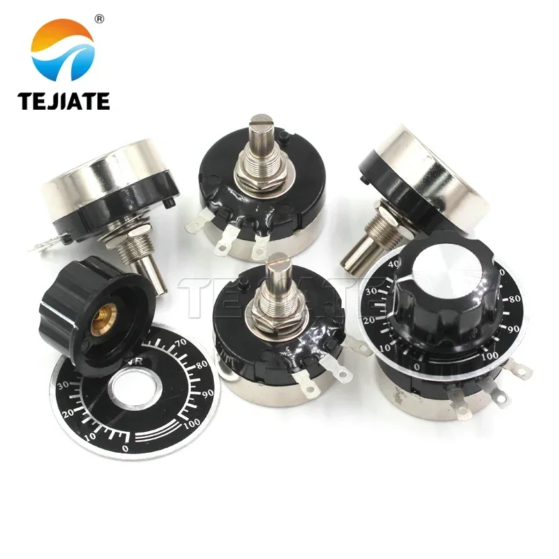 1 Stück RV30YN20S 3 W Single-Turn-Carbonfilm-Potentiometer + Skala + Knopf B103 B502 B504 10 K 5 K