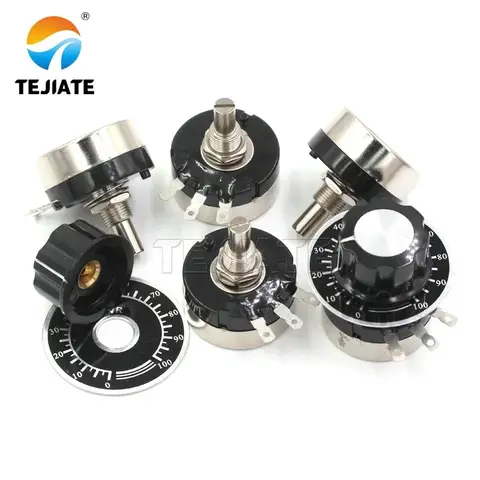 1pcs RV30YN20S 3W single-turn carbon film potentiometer + scale + knob B103 B502 B504 10K 5K