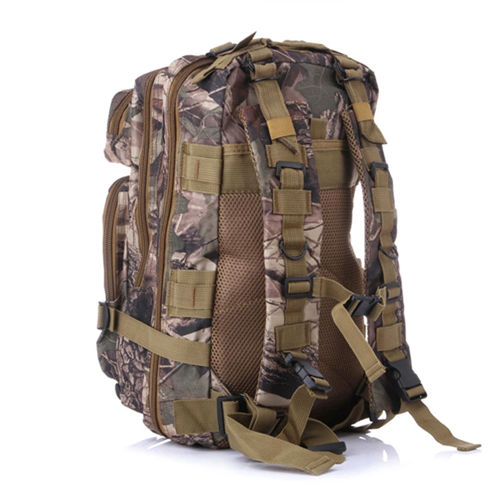 

Camouflage Backpack HeavyDuty Outdoor Sports Rucksack Bag Hiking Camping Trekking Travel Storage Pockets
