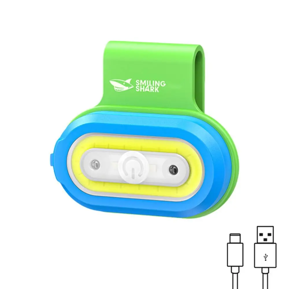 4 Lighting Modes Multifunctional Fishing Light Clip Rechargeable Fishing Rod Light Plastics Magnetic Attraction Warning Light