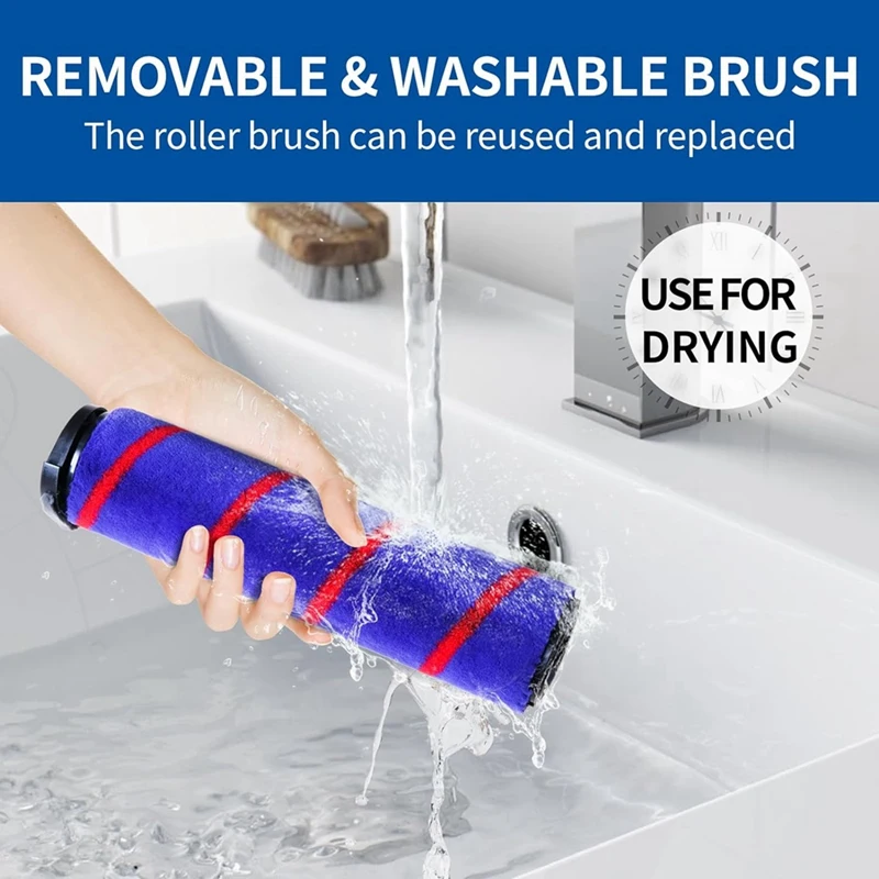 車用のクイックリリースローラーヘッド,床とカーペットのクリーニングヘッド,Dyson v7,v8,v10,v11,v15に適しています