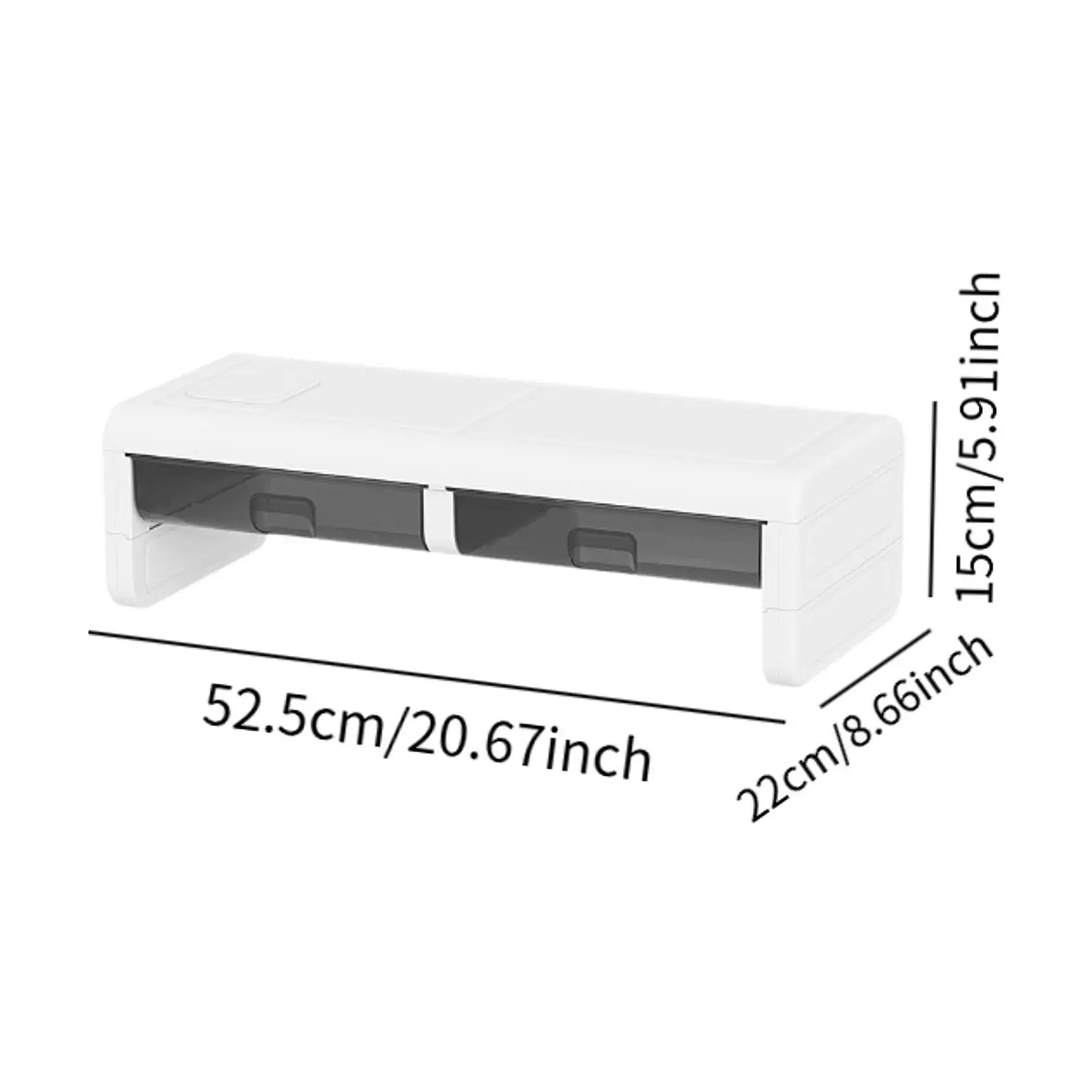 Computer Monitor Holder Sundries Storage Stand for Home Use Office Notebook