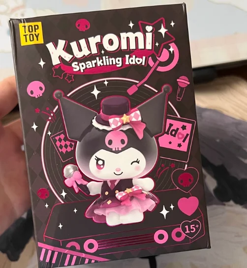 

Новая оригинальная TOPTOY Sanrio Kuromi, блестящая серия Idol, слепая коробка, модная игрушка, милое украшение для рабочего стола, коллекционный подарок для девочек