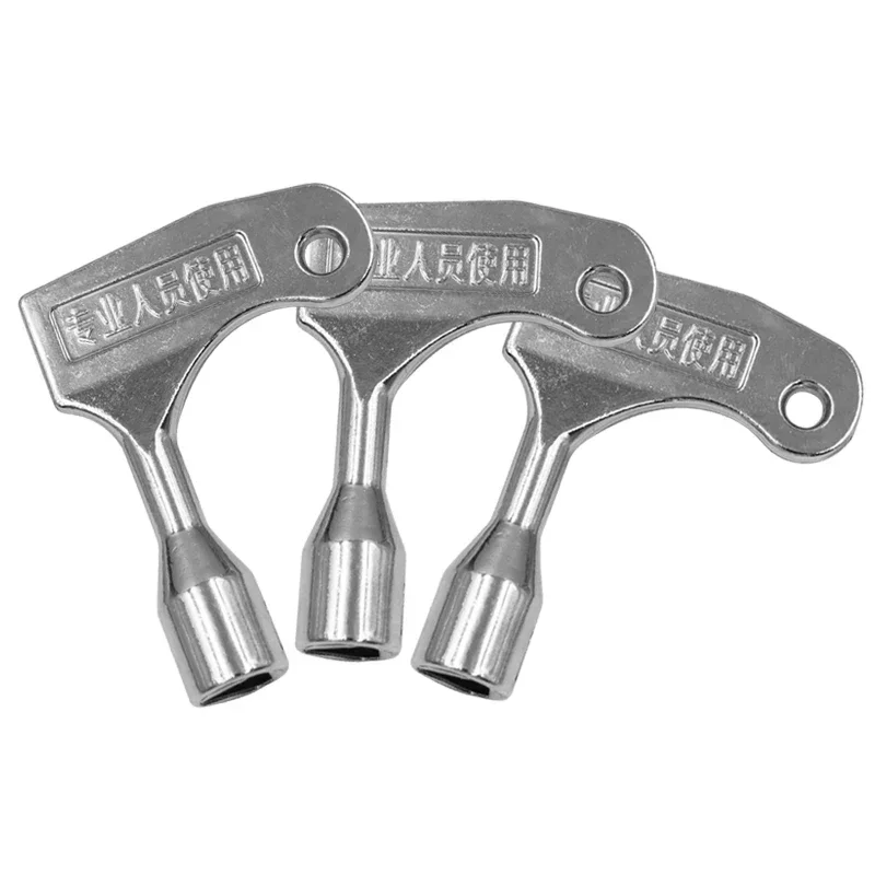 Wrench Key Professional Plumber Triangle Key for Electric Cabinet Train /Subway/ Elevator/ Water Meter Valve Wrench Key