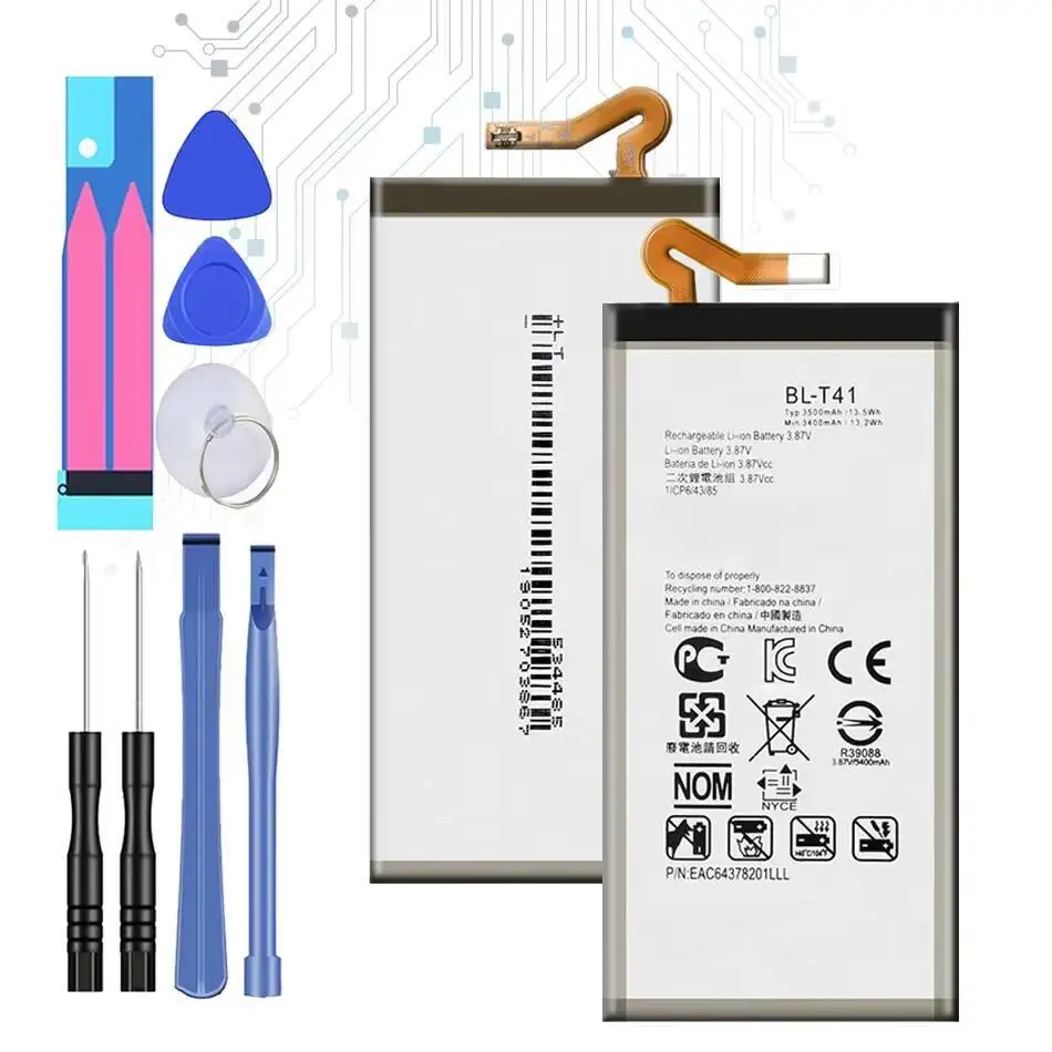 

Аккумулятор BL-T41 для LG G8 Thinq LMG820QM7 LMG820UM1 LM-G820UMB LMG820UM0 LMG820UM2 LM-G820N G820N G820UM LMV405EB V40 V405QA7