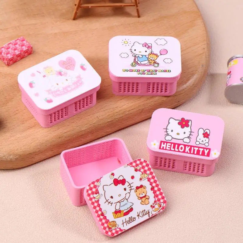 

Миниатюрная модель KT Cat Milk Box для кукольного домика: корзина для хранения, декор для микросцены, игрушка, реквизит для фотографий