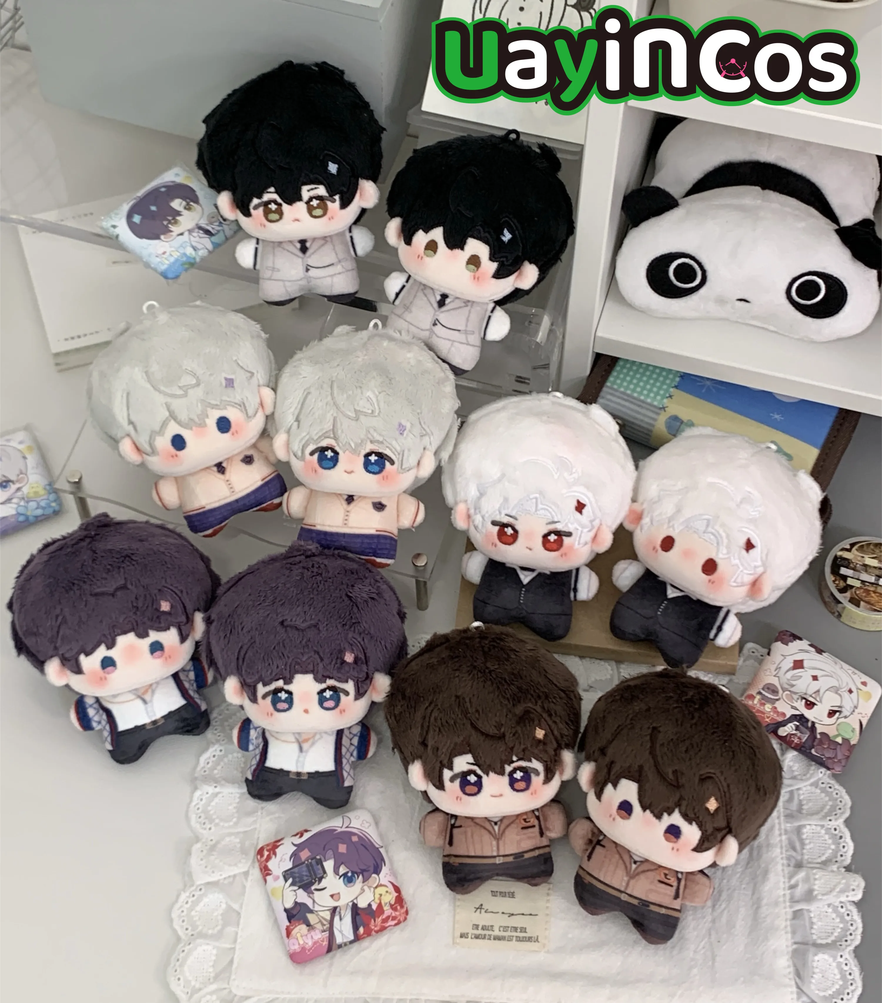 In Magazzino 10 cm Amore e Spazio Profondo Sylus Rafayel Zayne Caleb Xavier Peluche Ripiene Vestiti per Bambole Gioco Anime Portachiavi Borsa Giocattolo Per Bambini