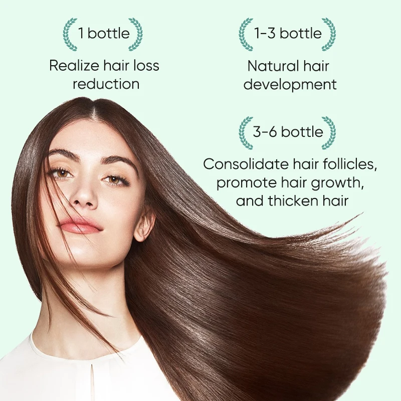 7 dias gengibre soro de crescimento do cabelo rápido promover produtos de recrescimento do cabelo anti perda de cabelo reparação couro cabeludo calvície nutrir cuidados com a raiz do cabelo