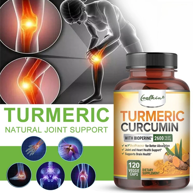 

Turmeric Curcumin - Natural Joint Support, Heart Health, Powerful Antioxidant, Skin Brightening