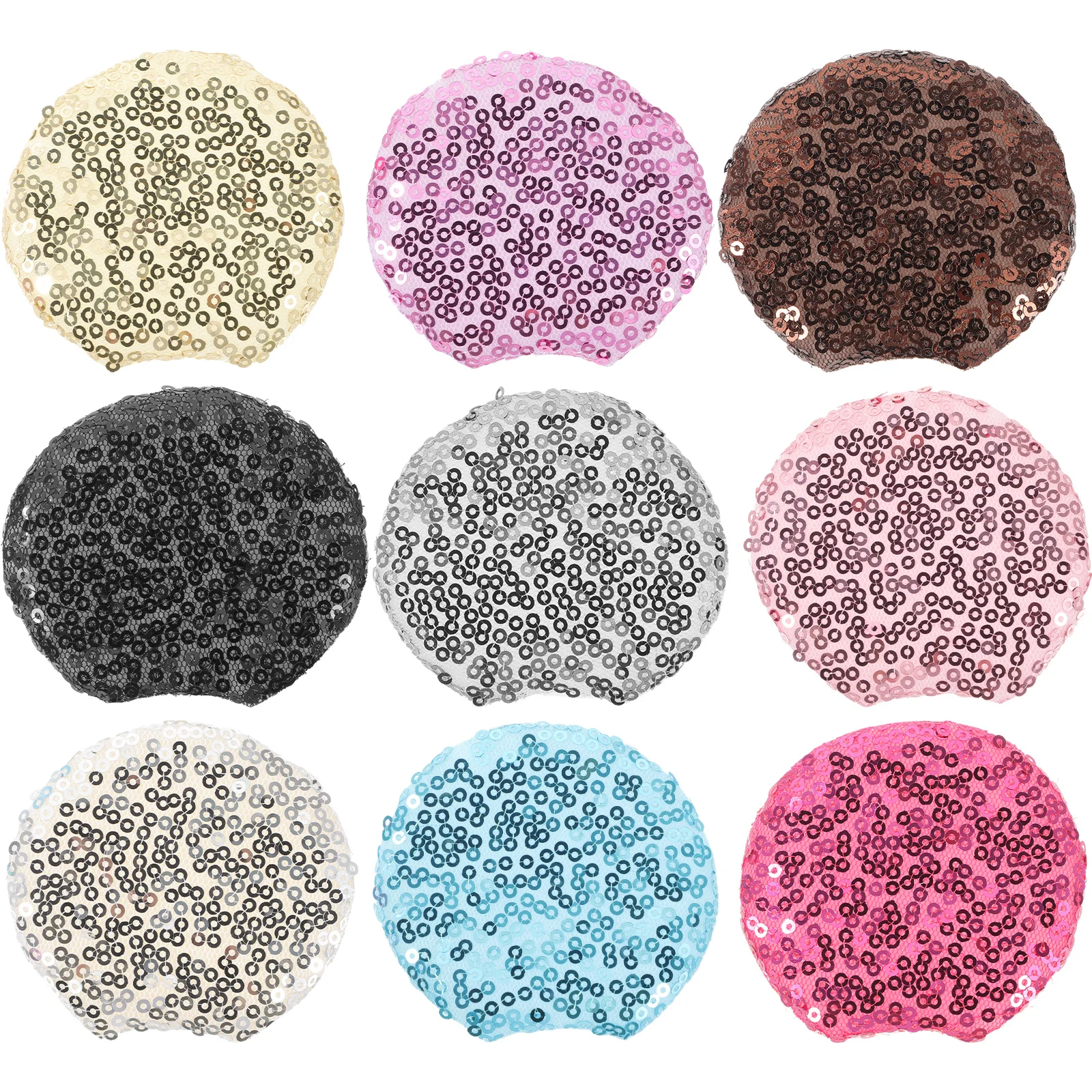 

18pcs Sequin Mouse Hair Accessories Mice Ears For Crafts 7 5cm Glitter Mice Ears for Crafts DIY Headband Clips Hair Supplies