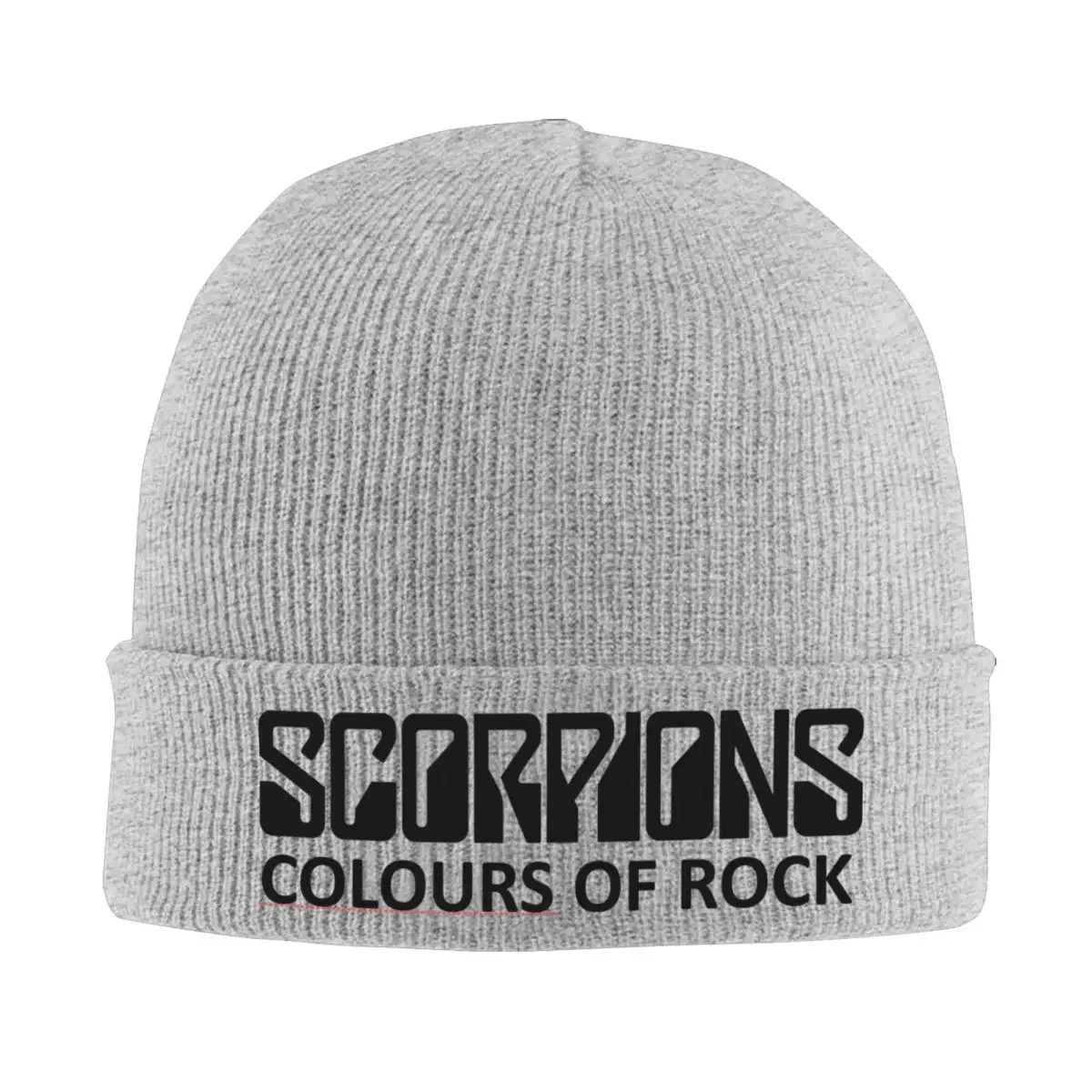 Scorpions Rock Band Knitted Caps for Women Men Skullies Beanies Winter Hats Crochet Caps