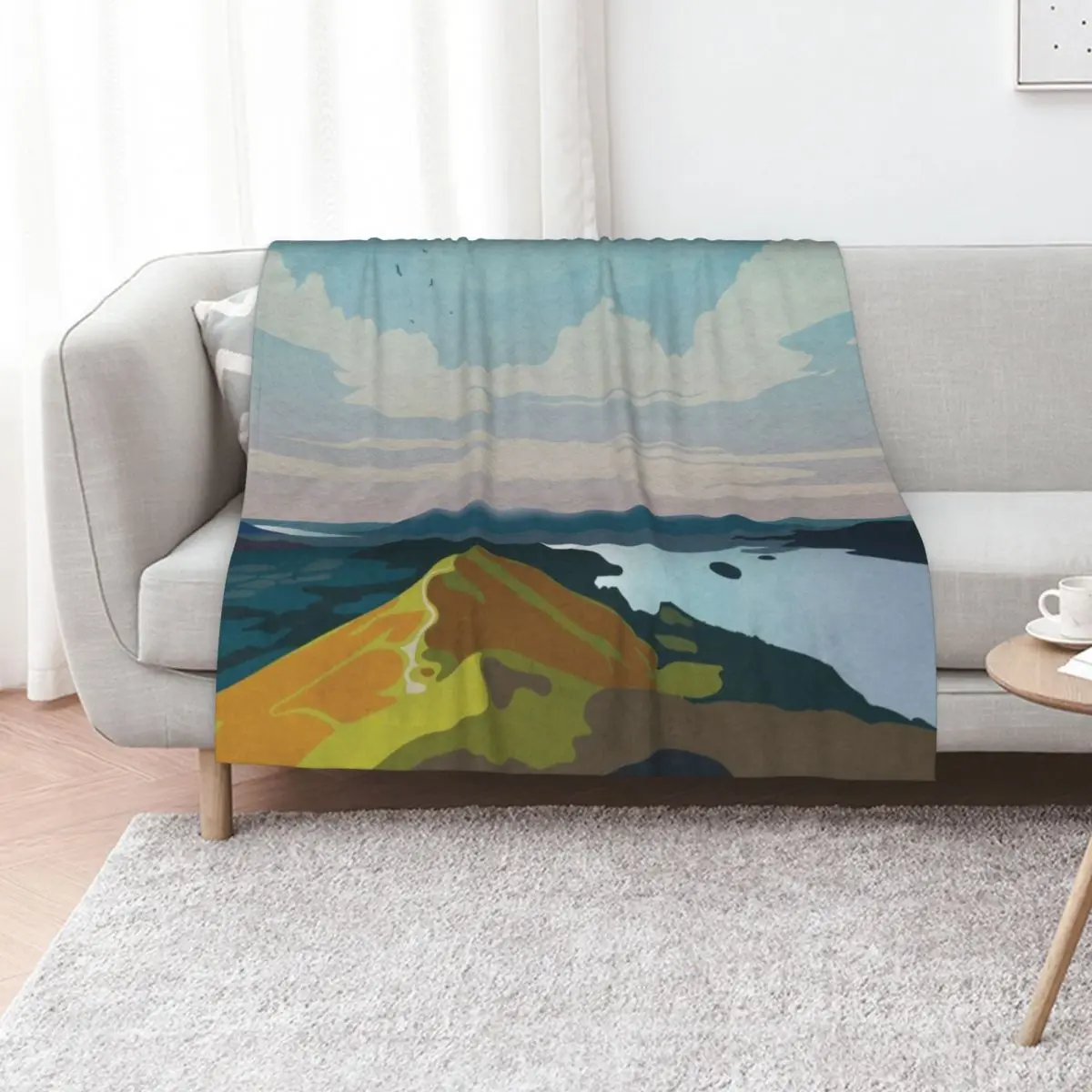Lake District Throw Blanket Soft Big Fashion Sofas Bed Plaid Kid'S Soft Plaid Blankets